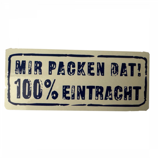 Sticker 100% Eintracht