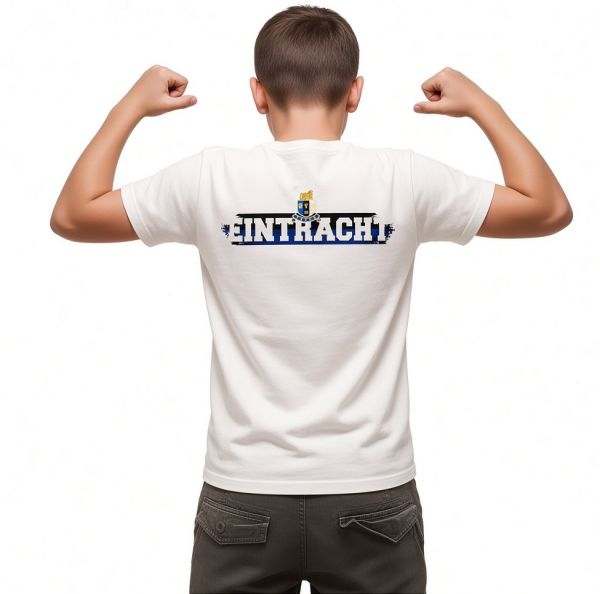 T-Shirt Backprint Weiß Kinder