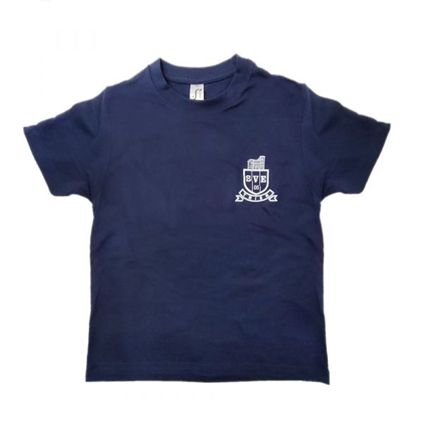Kinder-Shirt blau